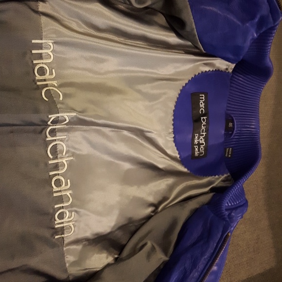 Men's Marc Buchanan leather jacket - Picture 5 of 5